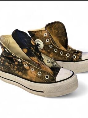 Converse All Star 70s Hi Lift brown/black multi coloured trainers  #sneakers